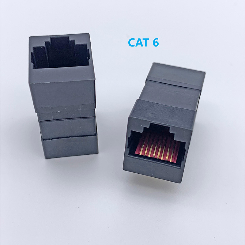 揭陽RJ45非屏直通式轉(zhuǎn)接頭 CAT6